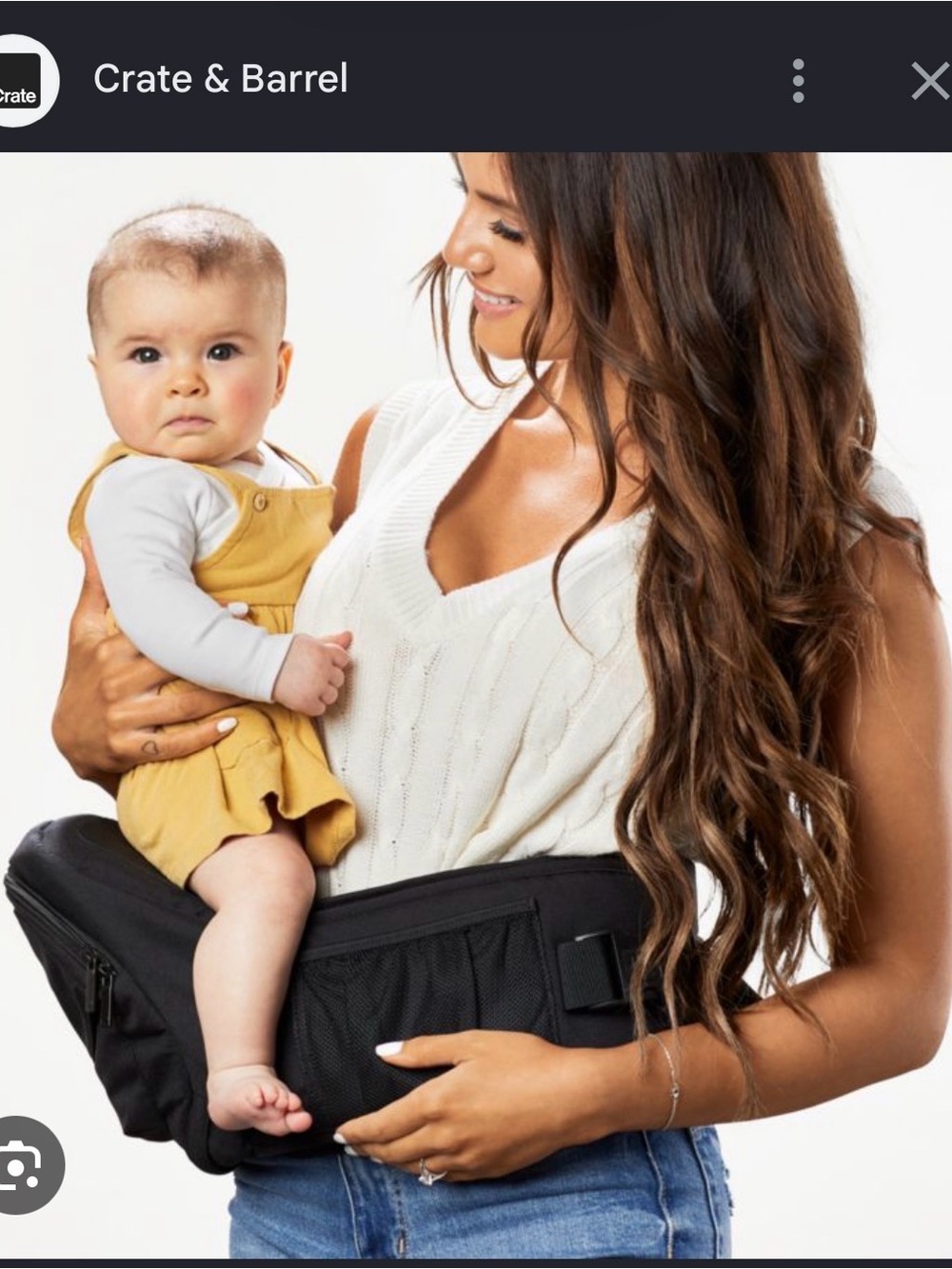 Tushbaby Black Hip Carrier Waist Belt
